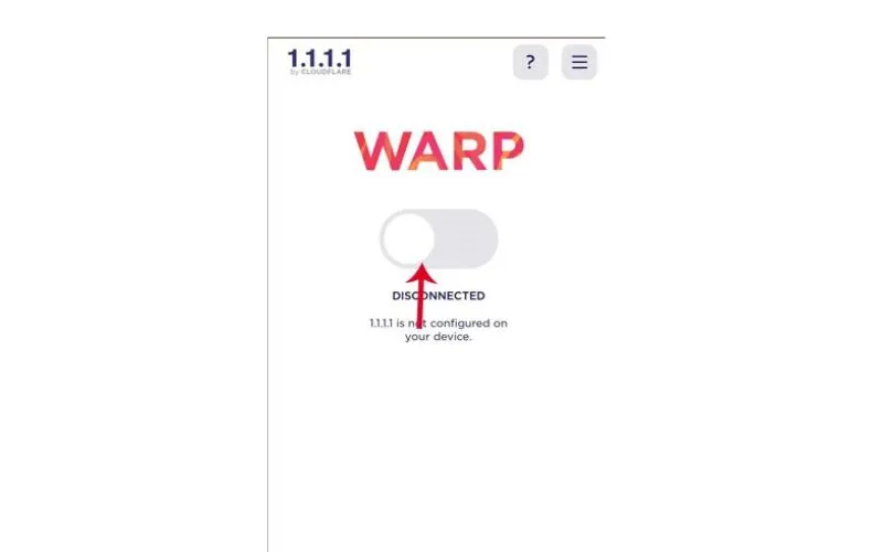 Install Cloudflare WARP on your phone